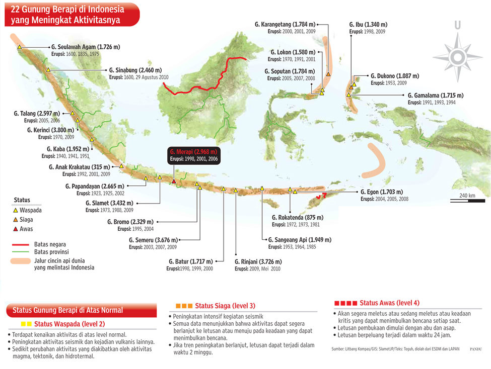 peta gunung  berapi indonesia  Lionel08 s Blog
